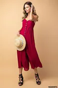 Button Down Jumpsuit