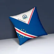 Capa de Almofada / Design Bandeira de Cabo Verde