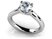 4 prong Solitaire Ring