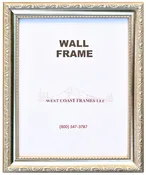 1462 Antique Silver Filligree 1-1/4" Poly Picture Frame