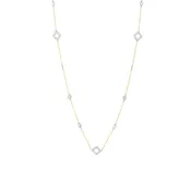 1.25 ctw Diamond 14k Gold Statement Necklace