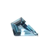 1.01 Carat Light Blue Step Cut Kite Aquamarine