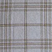 Ash Plaid with Ash - Cotton Belle Futon Cover - Grade E