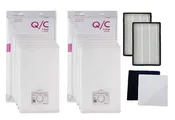 12 Type Q/C HEPA Filtration Bags 20-553292, (2) CF1 81002 Motor Chamber Filter, (2) 53295 EF1 86889 HEPA Exhaust Filters. Compatible with Kenmore Progressive, Intuition Canister Vacuum Cleaners.