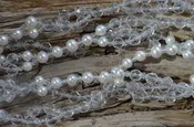 6mm Quartz Faceted & Pearl with Czech Crystal