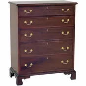 Chippendale 5-Drawer Chest