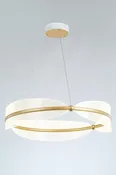Aluminum and Iron Gold Ceiling Hanging Lighting with Acrylic Shade