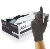 Black Pearl Nitrile Powder Free Textured Exam Gloves by Unigloves