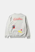 Edmmond Studios - La Trattoria Grey Melange Sweatshirt — FRIEND - New Orleans