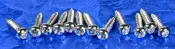 12  2.5mm X 10mm Nickel Tuning Machine Screws For Fender, Squier, Epiphone Etc., #TMSE