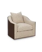 Carlotta Swivel Chair (Wood)