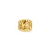 GC Originals 14K Yellow Gold GC Medium Cigar Band with Hand Engraving