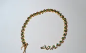 Ladies 14k Diamond and Emerald Bracelet Very Unique — New Rochelle Jewelers