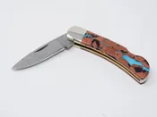 3" Lockback Knife with Damascus Blade