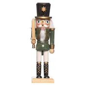 10" Nutcracker Statue w/ Gold Sword