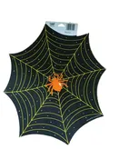 12x14" Spiderweb and Spider Halloween Cardstock Wall Window Decoration Decor
