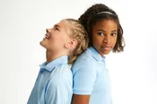 AK-23G Girls Short Sleeve Interlock Polo with Picot Collar  (Feminine Fit) - 11 Color Oprions