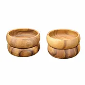 Acaciaware Round Calabash Bowl