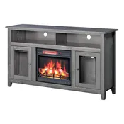 Amish made Windham 4661 – Customizable Fireplace TV Console