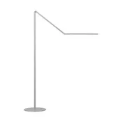 Koncept Z-Bar Gen4 Floor Lamp in Silver | Adjustable LED Reading Lamp with Tunable Light — Design Warehouse