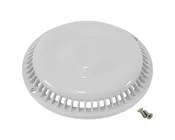 Afras Anti Vortex Cover w/2 Screws, Round, White - 11064W