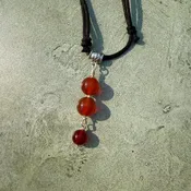 Carnelian - Beaded Necklace