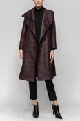 Black Asymmetrical Collar Duster