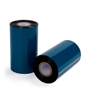 4.33" x 985' Wax Thermal Transfer Ribbon - 24 Rolls/Case - 1" Core - Coated Side Out - Zebra Intermec