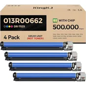 013R00662 Drum Unit Set 4-Pack Black Cyan Magenta Yellow Replacement for Xerox Workcentre 7525 7530 7535 7545 7556 7830 7855 7970 7835i 7845i AltaLink C8030 C8035 C8045 C8055 C8070 Printer Image-Drum