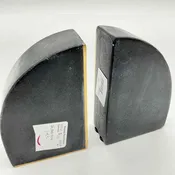 2pc Black Stone Bookends