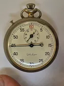 Gala Super Pocket stop watch chronograph Movement caliber and serial #1002440 - 3364 R Brevet