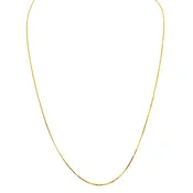 Adjustable Box Chain in 14kt Yellow Gold
