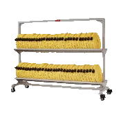 2 Tier 8′  Wall Mount Hose Rack