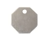 1-1/2" Octagon Aluminum Tags - 50 Pack