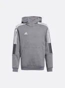adidas - Boys - Tiro21 Sweat Hoodie - Grey Four Mel-Sld