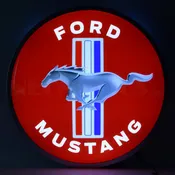 15 INCH BACKLIT LED LIGHTED SIGN  MUSTANG – 7MSTNG