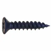 10 X 1-1/2″ SCREW FLAT PHILLIPS DRIVE #3 PUNCH BLACK 5000/BX
