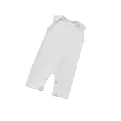 Baby Sleeveless Romper in 100% Interlock Cotton