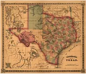 Schönberg's map of Texas