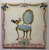 Christina Paul - Bird on Chair SOLD — PROP&r.e.d.STORATION