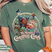 90s Muppet Christmas Carol T-Shirt, Kermit, Miss Piggy, Gonzo, Vintage Xmas Movie Tee, Magic Kingdom Gift