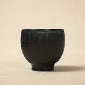 4" combed texture bowl