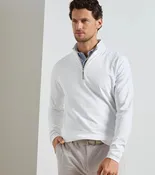 Albatross Cotton-Blend Pique Quarter-Zip