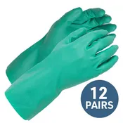 11-mil Unlined Chemical Resistant Nitrile Gloves | 12 Pairs $0.75/pr