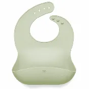 Ali+Oli - Silicone Baby Bib (Light Sage)