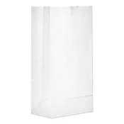 #10 White Paper Bag - 10 Pound - (500 - 10,000 Count)
