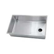 28" Stainless Steel Undermount Kitchen Sink - Single Bowl - Offset Reversible Drain - 8" Depth (5S28c-8)