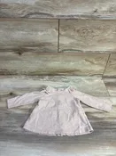 1+ In The Family Brigitte Ruffle Loong Sleeve Top Pink sz 6m