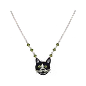 Cat Face sm. necklace — Bamboo Jewelry