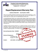 3 Year Repair/Replacement Warranty